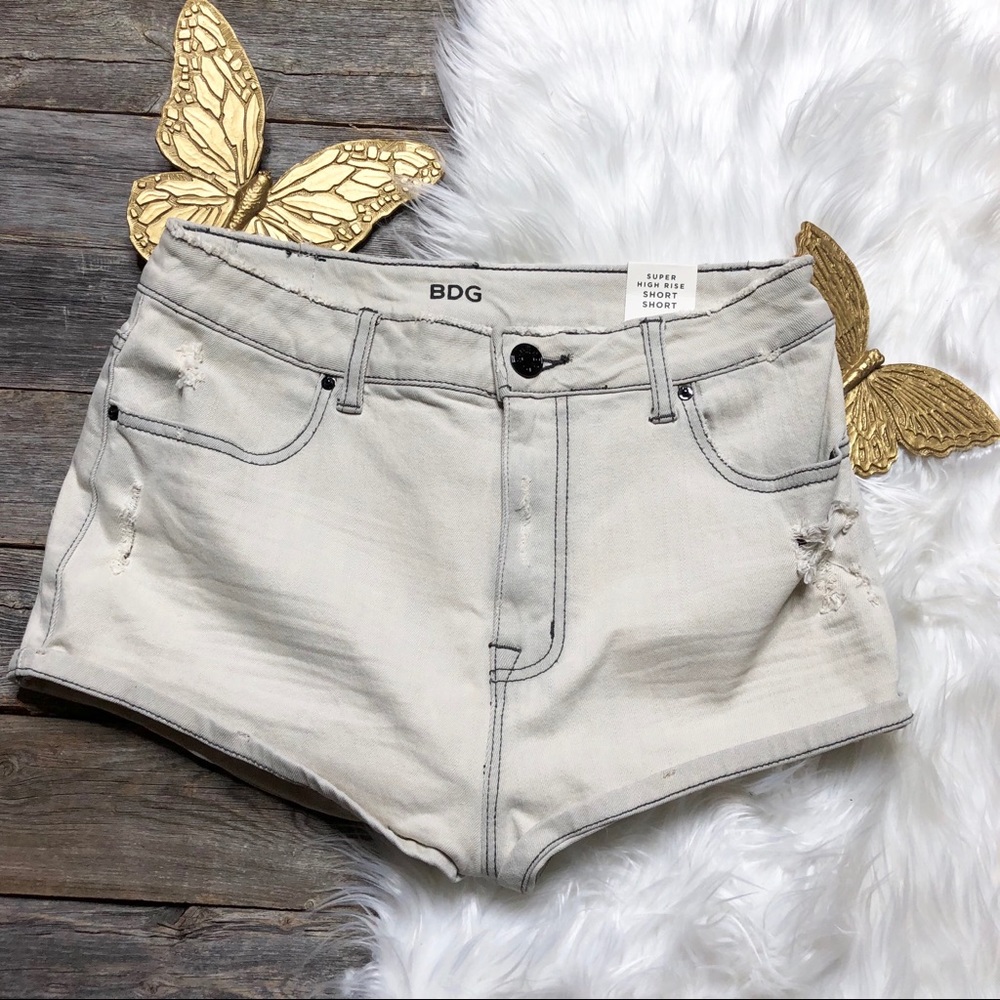New BDG Shorts 31W Super High Rise Short Short